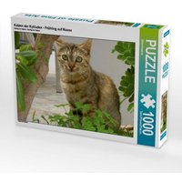 Katzen der Kykladen - Frühling auf Naxos (Puzzle) von Calvendo Puzzle