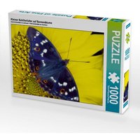 Kleiner Schillerfalter auf Sonnenblume (Puzzle) von Calvendo Puzzle