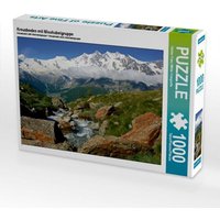 Kreuzboden mit Mischabelgruppe (Puzzle) von Calvendo Puzzle