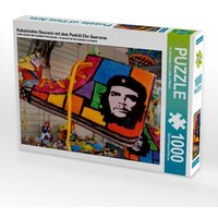 Kubanisches Souvenir mit dem Porträt Che Guevaras (Puzzle) von Calvendo Puzzle