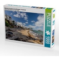 CALVENDO Puzzle Küste bei Carantec in der Bretagne, Frankreich 1000 Teile Lege-Größe 64x48cm Foto-Puzzle für glückliche Stunden von Calvendo Puzzle