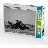 Landwirtschaftliche Maschinen Monochrom (Puzzle) von Calvendo Puzzle