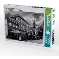 Lange Straße mit Blick auf Rathaus (Puzzle) von Calvendo Puzzle