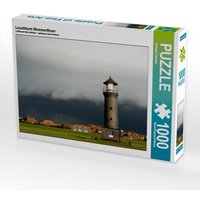 Leuchtturm Memmertfeuer (Puzzle) von Calvendo Puzzle