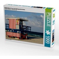 MIAMI BEACH Turm der Rettungsschwimmer (Puzzle) von Calvendo Puzzle