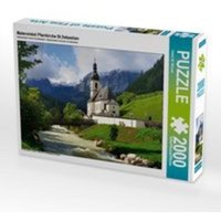 Malerwinkel Pfarrkirche St.Sebastian (Puzzle) von Calvendo