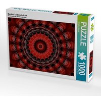 Mandala Leidenschaft rot (Puzzle) von Calvendo Puzzle