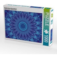 Mandala blaue Wasserblume (Puzzle) von Calvendo Puzzle