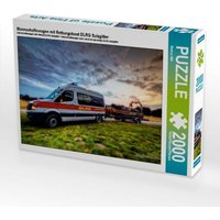 Mannschaftswagen mit Rettungsboot DLRG Salzgitter (Puzzle) von Calvendo Puzzle
