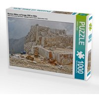 Marmor Abbau auf knapp 1000 m Höhe (Puzzle) von Calvendo Puzzle