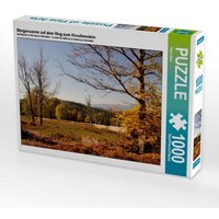 CALVENDO Puzzle Morgensonne auf dem Weg zum Hirschenstein 1000 Teile Lege-Größe 64x48cm Foto-Puzzle für glückliche Stunden von Calvendo Puzzle