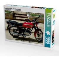 Motorrad SUZUKI AX 100 in Havanna (Puzzle) von Calvendo Puzzle