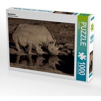 Nashörner (Puzzle) von Calvendo Puzzle