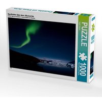 Nordlichter über dem Jökulsàrlòn (Puzzle) von Calvendo Puzzle