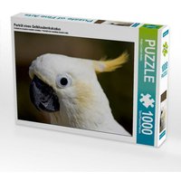 Porträt eines Gelbhaubenkakadus (Puzzle) von Calvendo Puzzle