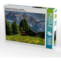 Pralongia Alm mit Conturines - Alta Badia (Puzzle) von Calvendo Puzzle