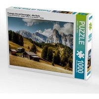 Pralongia Alm mit Sassongher - Alta Badia (Puzzle) von Calvendo Puzzle