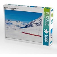 Rhätische Bahn am Bernina Pass (Puzzle) von Calvendo Puzzle