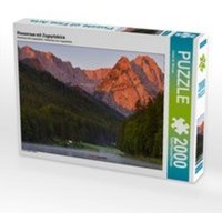 Riessersee mit Zugspitzblick (Puzzle) von Calvendo