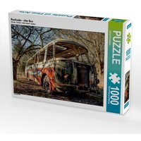 Rostlaube - alter Bus (Puzzle) von Calvendo Puzzle