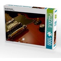 Rote E-Gitarre - Closeup, 1000 Teile von Calvendo Puzzle