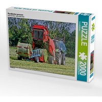 Rundballen pressen (Puzzle) von Calvendo Puzzle