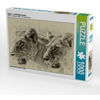 Safari - auf Katzensuche (Puzzle) von Calvendo Puzzle