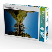 Schloßteich mit St. Lambertikirche (Puzzle) von Calvendo Puzzle