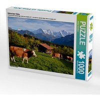 Schweizer Kühe (Puzzle) von CALVENDO Verlag GmbH