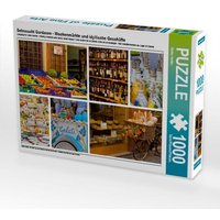 Sehnsucht Gardasee - Wochenmärkte und idyllische Geschäfte (Puzzle) von Calvendo Puzzle