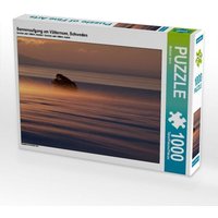 Sonnenaufgang am Vätternsee, Schweden (Puzzle) von Calvendo Puzzle