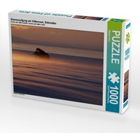 Sonnenaufgang am Vätternsee, Schweden (Puzzle) von Calvendo Puzzle
