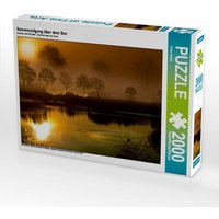 Sonnenaufgang über dem See (Puzzle) von Calvendo Puzzle
