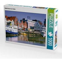 CALVENDO Puzzle Stadt Husum am Hafen 1000 Teile Lege-Größe 64x48cm Foto-Puzzle für glückliche Stunden von Calvendo Puzzle
