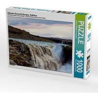 Stärkster Wasserfall Europas, Dettifoss (Puzzle) von Calvendo Puzzle