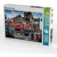 Straßenszene in Taipeh (Puzzle) von Calvendo Puzzle