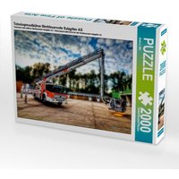 Teleskopmastbühne Werkfeuerwehr Salzgitter AG (Puzzle) von Calvendo Puzzle