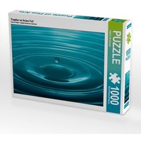 Tropfen im freien Fall (Puzzle) von Calvendo Puzzle