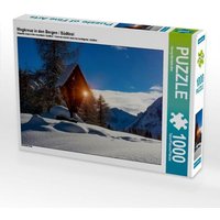 Wegkreuz in den Bergen / Südtirol (Puzzle) von Calvendo Puzzle