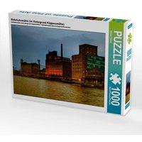 Wehrhahnmühle (im Hintergrund Küppersmühle) (Puzzle) von Calvendo Puzzle