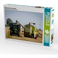 Weizenernte wird verladen (Puzzle) von Calvendo Puzzle