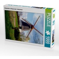 Windmühle in Worpswede, Teufelsmoor (Puzzle) von Calvendo Puzzle