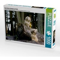Zwei kleine Kobolde im Wald. (Puzzle) von Calvendo Puzzle