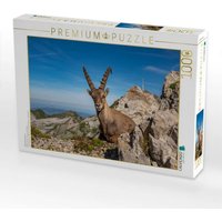 CALVENDO Puzzle Alpsteinpanorama 1000 Teile Lege-Größe 64x48cm Foto-Puzzle für glückliche Stunden von Calvendo