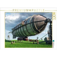 CALVENDO Puzzle Auf dem Flugfeld 1000 Teile Lege-Größe 64x48cm Foto-Puzzle für glückliche Stunden von Calvendo