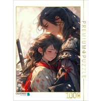 CALVENDO Puzzle Bis wir uns wiedersehen - Samurai Liebespärchen im Manga Stil 1000 Teile Lege-Größe 64x48cm Foto-Puzzle für glückliche Stunden CALVENDO Puzzle Bis wir uns wiedersehen - Samurai Liebespärchen im Manga Stil 1000 Teile Lege-Größe 64x48cm Foto-Puzzle für glückliche Stunden von Calvendo