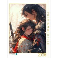 CALVENDO Puzzle Bis wir uns wiedersehen - Samurai Liebespärchen im Manga Stil 2000 Teile Lege-Größe 90x67cm Foto-Puzzle für glückliche Stunden von Calvendo