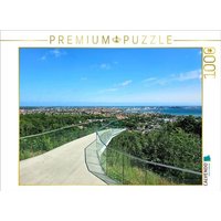 CALVENDO Puzzle Blick auf Frederikshavn von der Aussichtsplattform Pikkerbakken 1000 Teile Lege-Größe 64x48cm Foto-Puzzle für glückliche Stunden von Calvendo