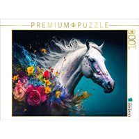 CALVENDO Puzzle Blumenpferd 10 1000 Teile Lege-Größe 64x48cm Foto-Puzzle für glückliche Stunden CALVENDO Puzzle Blumenpferd 10 1000 Teile Lege-Größe 64x48cm Foto-Puzzle für glückliche Stunden von Calvendo