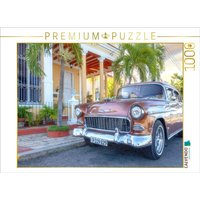 CALVENDO Puzzle Brauner Chevrolet in Kuba 1000 Teile Lege-Größe 64x48cm Foto-Puzzle für glückliche Stunden CALVENDO Puzzle Brauner Chevrolet in Kuba 1000 Teile Lege-Größe 64x48cm Foto-Puzzle für glückliche Stunden von Calvendo